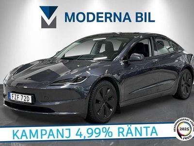 Grå Begagnad 2024 Tesla Model 3 Long Range AWD Sedan | 444 700 kr (Dyr)