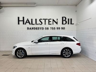 Vit Begagnad 2017 Mercedes C350e Kombi | 179 000 kr