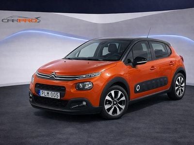 Orange Begagnad 2017 Citroën C3 PureTech Halvkombi | 69 900 kr (Bra pris)