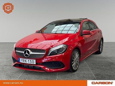 Begagnad Mercedes A200 Style 136 HK (100 kW) 2017 Röd Halvkombi