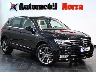 Svart Begagnad 2017 VW Tiguan R-line SUV | 219 900 kr (Marknadspris)