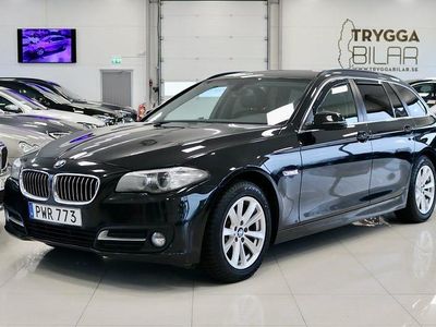 Svart Begagnad 2015 BMW 520 M Sport Kombi | 139 000 kr (Marknadspris)