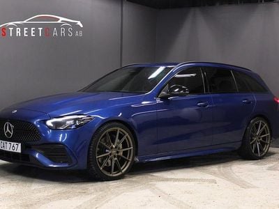 Begagnad Mercedes C220 AMG 200 HK (147 kW) 2023 Blå Kombi