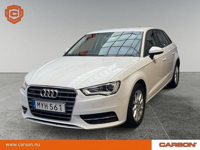 Begagnad Audi A3 Sportback Attraction 111 HK (81 kW) 2016 Vit Halvkombi