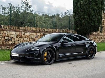Svart metallic Begagnad 2022 Porsche Taycan Turbo S Sedan | 1 285 000 kr
