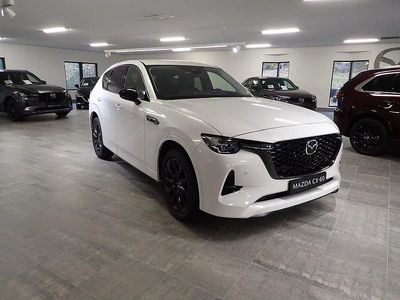 Snowflake white pearl met Begagnad 2024 Mazda CX-60 Homura-Line SUV | 549 000 kr (Marknadspris)