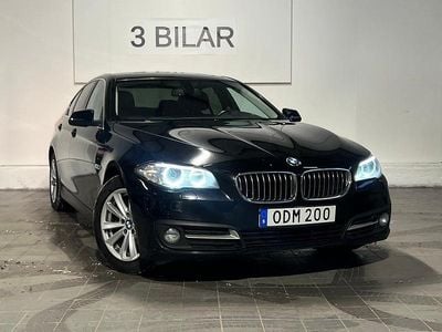 Begagnad BMW 520 190 HK (139 kW) 2016 Svart Sedan