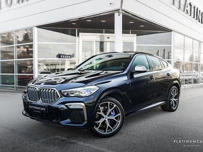 Begagnad BMW X6 M50 Shadowline 530 HK (389 kW) 2020 Carbon svart metallic SUV