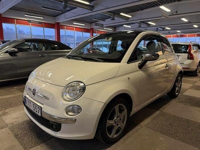 Begagnad Fiat 500 Lounge 69 HK (50 kW) 2011 Vit Halvkombi