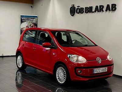 Röd Begagnad 2015 VW up! high up! Halvkombi | 46 900 kr (Marknadspris)