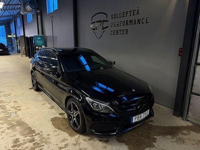 Begagnad Mercedes C220 AMG 170 HK (125 kW) 2017 Svart Kombi