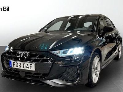 Begagnad Audi A3 S-Line 150 HK (110 kW) 2025 Mytsvart metallic