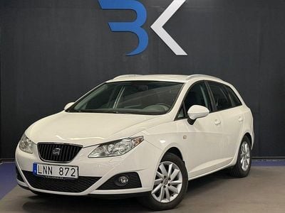 Begagnad Seat Ibiza ST Style 90 HK (66 kW) 2010 Vit Kombi