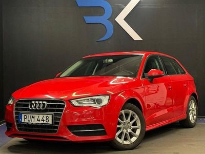Begagnad Audi A3 Sportback Attraction 110 HK (80 kW) 2014 Röd Halvkombi