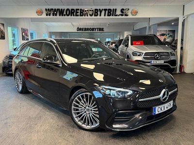 Svart Begagnad 2024 Mercedes C220 AMG Kombi | 469 900 kr (Marknadspris)