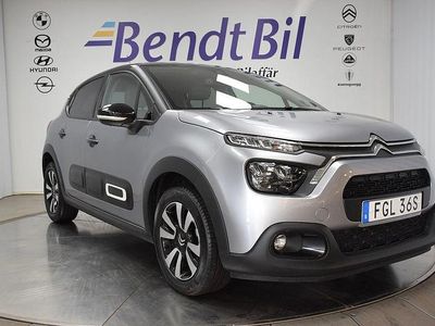 Grå Begagnad 2024 Citroën C3 PureTech Halvkombi | 143 800 kr (Marknadspris)