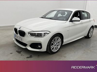 begagnad BMW 118 i M Sport En-Brukare Sensorer Alcantaraklädsel 2017, Halvkombi