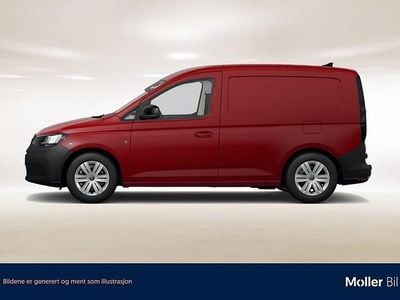 Körsbärsröd Begagnad 2022 VW Caddy Minibuss | 209 000 kr (Superpris)