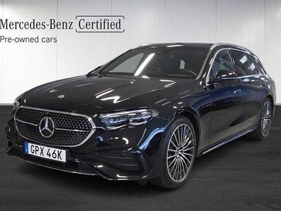 Svart Begagnad 2025 Mercedes E300 AMG Kombi | 609 000 kr