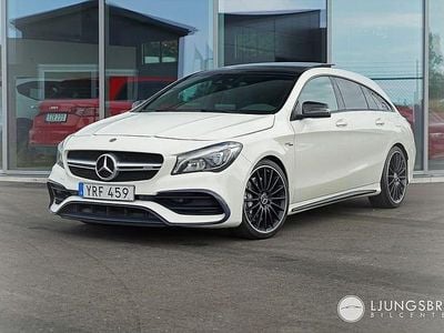 Vit Begagnad 2017 Mercedes CLA45 AMG AMG Kombi | 329 900 kr (Lite dyr)