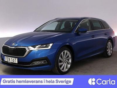 Blå Begagnad 2021 Skoda Octavia Style Kombi | 262 900 kr (Marknadspris)