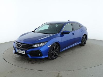 Blå Begagnad 2018 Honda Civic Elegance Halvkombi | 177 000 kr (Marknadspris)