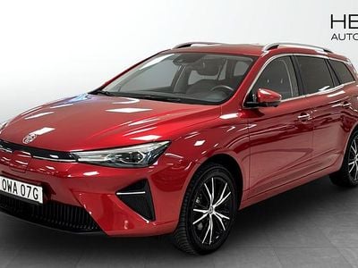 Röd Begagnad 2022 MG MG5 EV Luxury Kombi | 199 900 kr (Marknadspris)