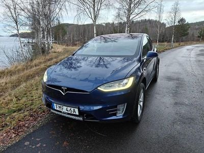 Blå Begagnad 2019 Tesla Model X SUV | 395 000 kr (Marknadspris)