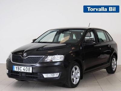 Svart Begagnad 2015 Skoda Rapid Halvkombi | 104 700 kr (Marknadspris)