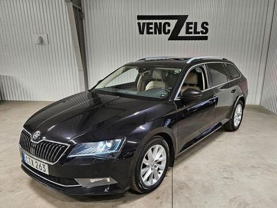 Begagnad Skoda Superb Business Line 191 HK (140 kW) 2017 Svart (svart metallic) Kombi