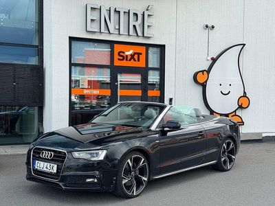 Begagnad Audi A5 Cabriolet S-Line 220 HK (161 kW) 2016 Svart Cab