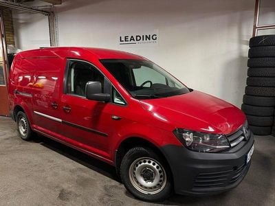 Röd Begagnad 2018 VW Caddy Maxi SE Minibuss | 129 900 kr