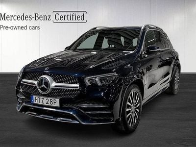 Blå Begagnad 2019 Mercedes GLE300 AMG line SUV | 499 000 kr (Marknadspris)