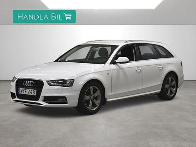 Begagnad Audi A4 S-Line 150 HK (110 kW) 2014 Vit Kombi