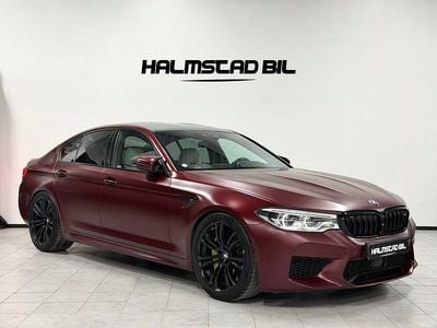 Begagnad BMW M5 600 HK (441 kW) 2018 Röd Sedan