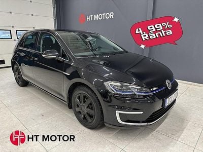 Svart Begagnad 2017 VW e-Golf Halvkombi | 149 400 kr (Marknadspris)