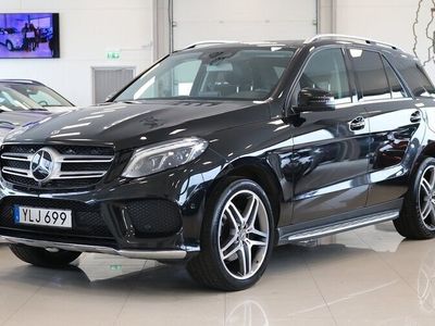 begagnad Mercedes GLE350 d 4M AMG/Värm/Drag/360/Läder/Pano/H&K