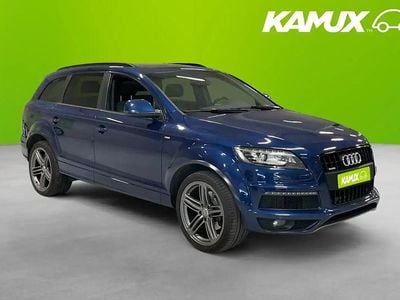 Blå Begagnad 2014 Audi Q7 S-Line SUV | 229 800 kr (Dyr)