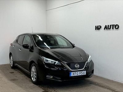 Svart Begagnad 2018 Nissan Leaf 360º Halvkombi | 91 000 kr (Marknadspris)