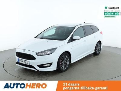 Vit Begagnad 2016 Ford Focus ST-Line Kombi | 102 000 kr (Lite dyr)