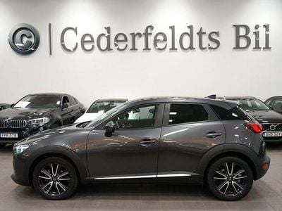 Grå Begagnad 2017 Mazda CX-3 SUV | 218 900 kr (Marknadspris)