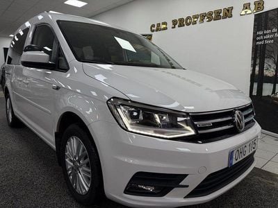 Begagnad VW Caddy 110 HK (80 kW) 2017 Vit Minibuss