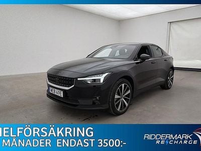 Begagnad Polestar 2 Long Range Dual motor 309 kW (421 HK) 2020 Svart Halvkombi