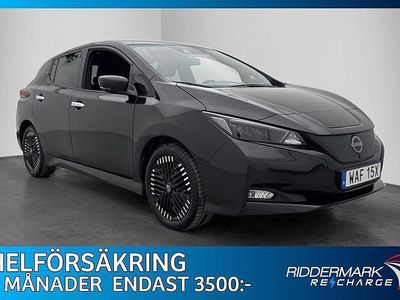 Svart Begagnad 2022 Nissan Leaf 360º Halvkombi | 164 900 kr (Marknadspris)