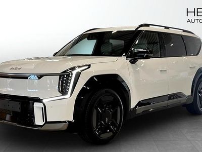 Vit (white) Ny 2025 Kia EV9 GT-Line SUV | 799 900 kr (Marknadspris)