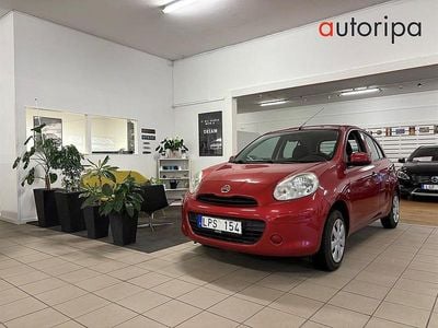 Begagnad Nissan Micra 80 HK (58 kW) 2011 Röd Halvkombi