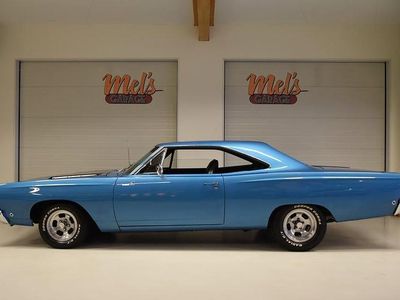 Begagnad Plymouth Road Runner 394 HK (289 kW) 1968 Blå Sportkupé