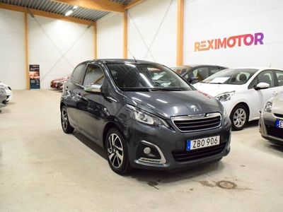 begagnad Peugeot 108 5-dörrar 1.2 VTi Euro 6 82hk Ny Besiktad