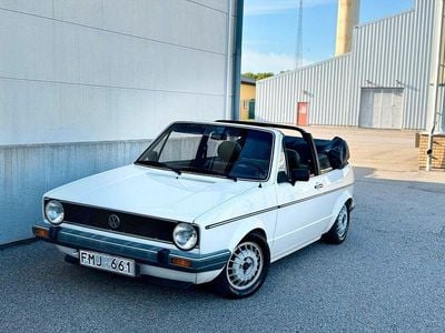 Vit Begagnad 1980 VW Golf Cabriolet Cab | 39 000 kr