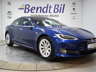 Blå Begagnad 2020 Tesla Model S Performance Halvkombi | 459 500 kr (Lite dyr)
